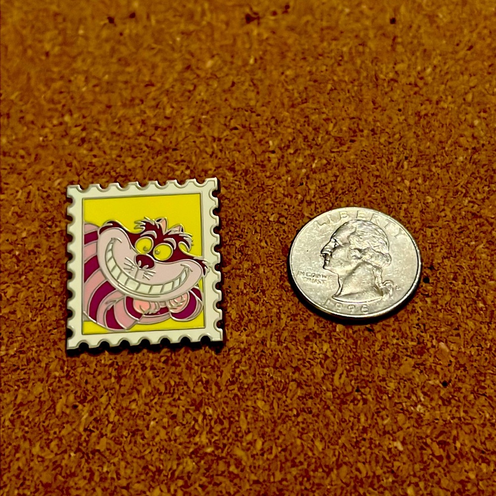 Disney Series 10 Magical Mystery Pin Cheshire Cat Stamp